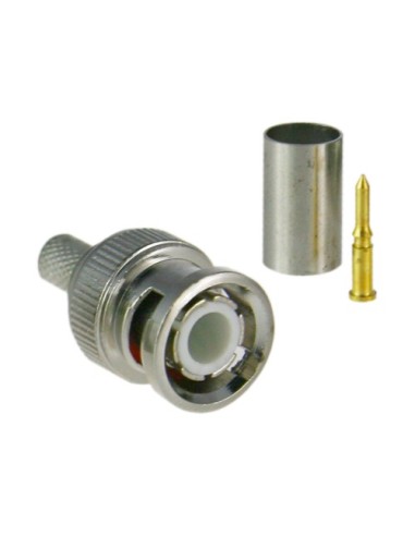 CONECTOR SAFIRE - BNC PARA CRIMPAR - COM