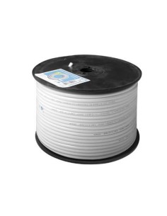 ROLLO 100MT CABLE COAXIAL ANTENA BLANCO GC-100