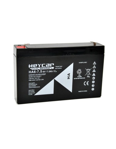 BATERIA PLOMO AGM 6V-8AH 151X34X94MM. HE