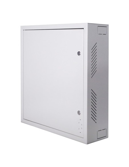 CAJA DE SEGURIDAD - ESPECIAL PARA INSTALACIÓN EN PARED - FORMATO VERTICAL - 2 LLAVES Y CERRADURAS - ENTRADAS LATERALES PARA CABL