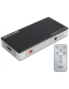 CONMUTADOR HDMI SWITCH 5E:1S, CON MANDO A DISTANCIA ACTVH005 2