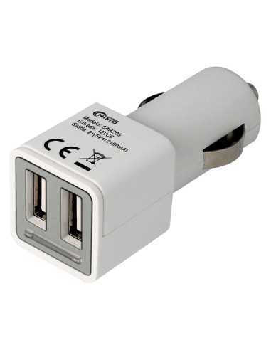 CARGADOR ALIMENTADOR 12VCC / USB 5VCC-24