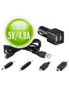 CARGADOR DE COCHE PARA TABLETS Y MÓVILES 2