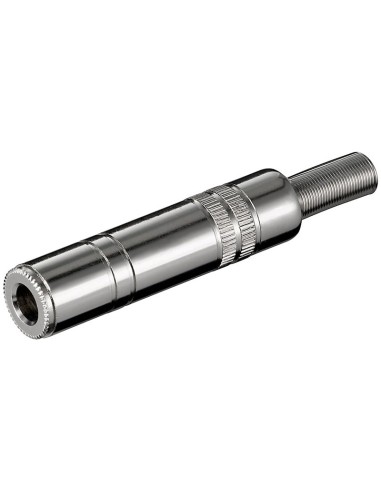 JACK HEMBRA MONO DE 6,3MM METALICO CON697