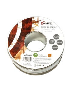 CABLE PARA ALTAVOZ 2X1.0MM, BLANCO POLAR 2