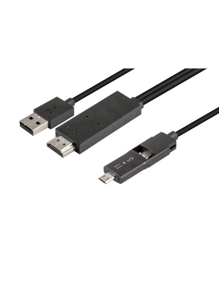 CABLE MICRO USB-HDMI PARA MÓVILES CON MH