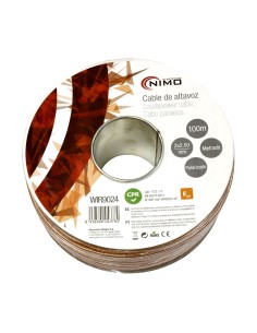 CABLE PARA ALTAVOZ 2X2.5MM, TRANSPARENTE 2
