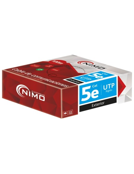 CABLE PARA DATOS UTP CAT.5E RIGIDO EXTER