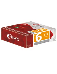 CABLE PARA DATOS FTP CAT.6 RIGIDO INTERIOR LSZH, 100M WIR9078 2