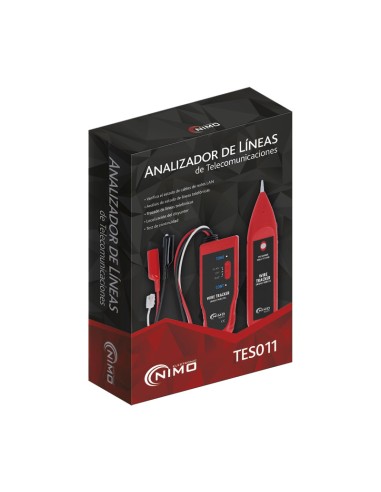 TESTER DE LINEAS TELEFONICAS Y RASTREADOR DE CABLES POR TONO TES011