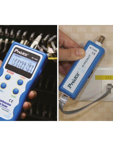 TESTER DE REDES Y LOCALIZADOR DE CABLES POR TONO TESMT7059