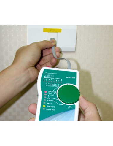 TESTER DE REDES Y LOCALIZADOR DE CABLES