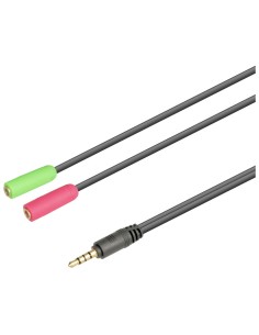 ADAP. JACK 3,5MM 4PIN M (ESTÉ.+MICRO) A 2
