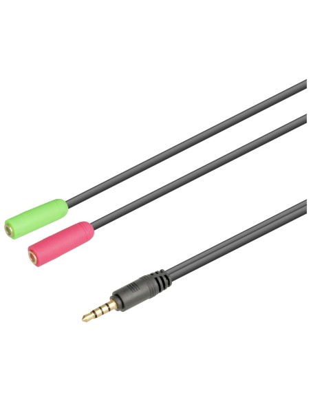 ADAP. JACK 3,5MM 4PIN M (ESTÉ.+MICRO) A