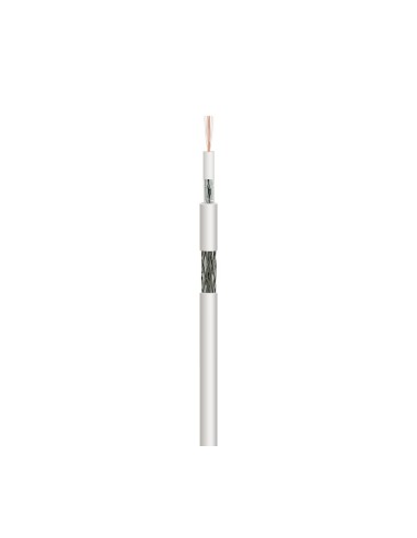 CABLE MINI COAXIAL 75 OHM BLANCO, 100M WIR9064