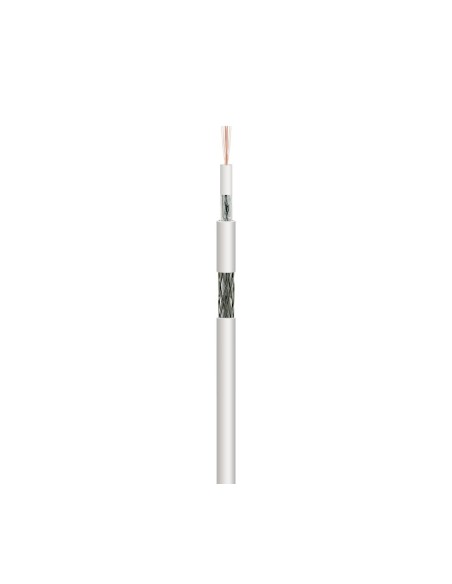 CABLE MINI COAXIAL 75 OHM BLANCO, 100M WIR9064