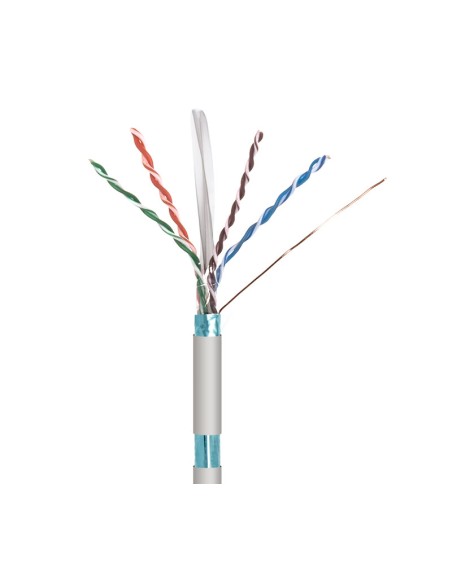 CABLE PARA DATOS FTP CAT.6 RIGIDO INTERIOR LSZH, 100M WIR9078