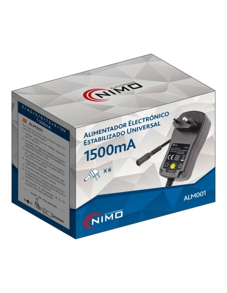 ALIMENTADOR REGULABLE MANUAL 3..12VCC/18