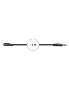 CABO DE SINAL DE ÁUDIO ESTÉREO 3,5 MM ESTÉREO FÊMEA PARA JACK 3,5 MM ESTÉREO MACHO FONESTAR 020-ZM-ZM