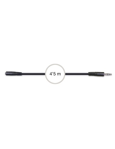 CABLE SEÑAL DE AUDIO JACK 3'5 MM ESTÉREO HEMBRA A JACK 3'5 MM ESTÉREO MACHO FONESTAR AA-425L