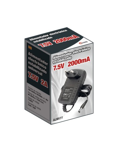 ALIMENTADOR ELECTRONICO UNIVERSAL 7,5VCC/2,0A ALM177