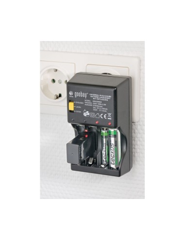 CARGADOR DE BATERIAS AA/AAA/9V NI-CD/NI-