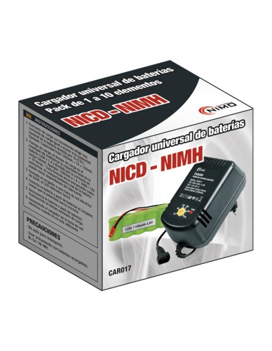 CARGADOR PARA PACK BATERÍAS NI-CD/NI-MH
