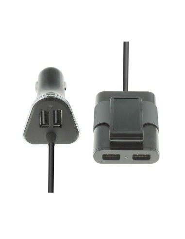 CARGADOR ALIMENTADOR MECHERO 12-24V A 4X