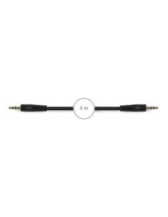 CAVO AUDIO MASCHIO STEREO DA 3,5 MM A MASCHIO STEREO JACK 3,5 MM FONESTAR 020-ZM-ZM