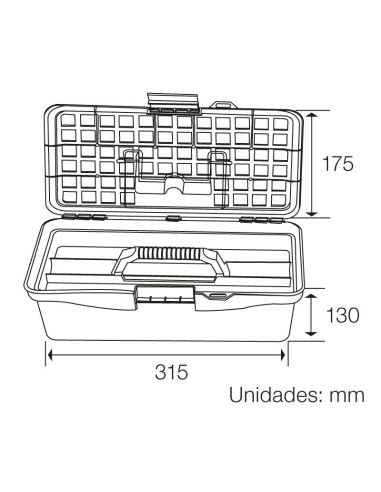 CAJA DE HERRAMIENTAS CLÁSICA CM083