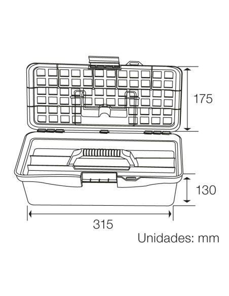 CAJA DE HERRAMIENTAS CLÁSICA CM083
