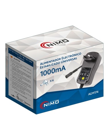 ALIMENTADOR REGULABLE MANUAL 9..24VCC/24