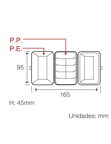 CAJA CLASIFICADORA CON 16 DEPARTAMENTOS CM051