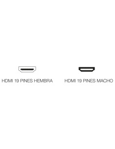 ADAPTADOR HDMI MACHO - HEMBRA ACODADO VERSION DCH. CON148 2