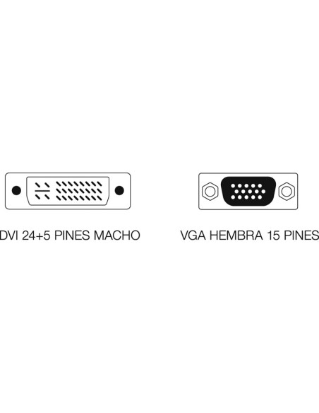 ADAPTADOR DVI-I ESTEREO MACHO A VGA HEMBRA CON151