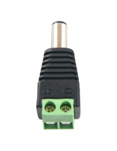 SAFIRE - CONECTOR DC MACHO - SAÍDA +/ DE 2 TERMINAIS - 38 MM (FO) - 13 MM (AN) - 5 G