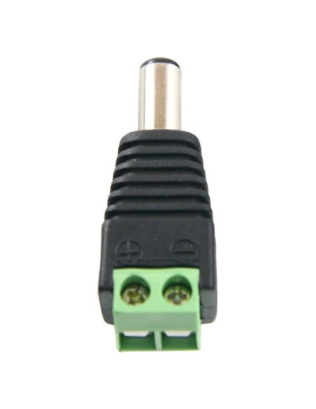 SAFIRE - CONECTOR DC MACHO - SALIDA +/ DE 2 TERMINALES - 38 MM (FO) - 13 MM (AN) - 5 G