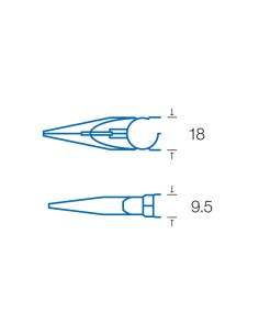 ALICATE DE PUNTAS Y CORTE STANDARD HRV07 2