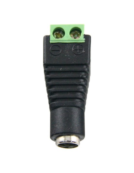 CONECTOR SAFIRE - DC HEMBRA - SALIDA +/ DE 2 TERMINALES - 36 MM (FO) - 13 MM (AN) - 5 G
