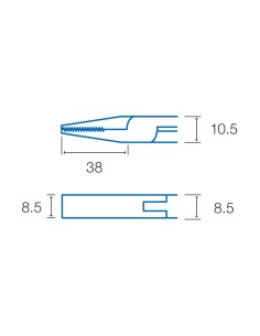 ALICATE DE PUNTAS PLANAS HRV1134 2