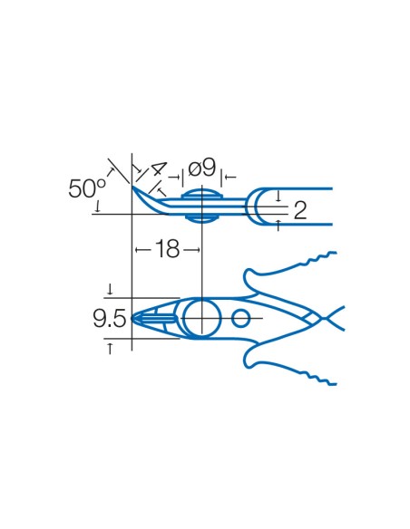 ALICATE DE CORTE OBLICUO HRV1146