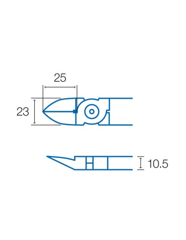 ALICATE DE CORTE PARA PLASTICO HRV1192