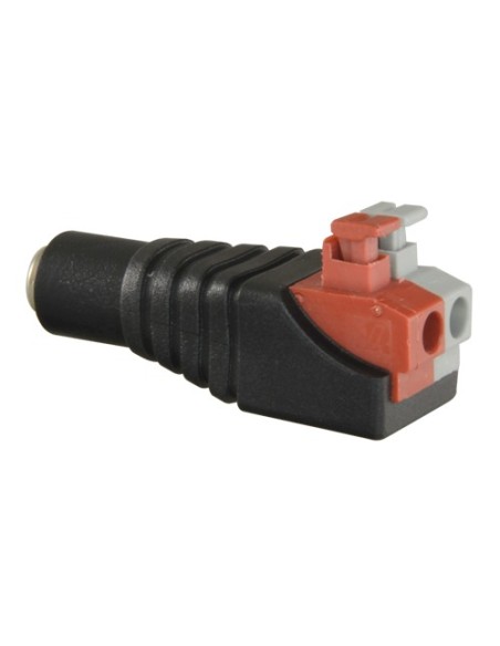 SAFIRE - CONECTOR DC HEMBRA DE FÁCIL CONEXIONADO - SALIDA +/ DE 2 TERMINALES - 36 MM (FO) - 13 MM (AN) - 5 G