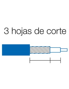 PELACABLES PARA COAXIALES CON TRES CUCHI 2