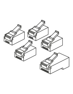 CRIMPADORA DE CONECTORES MODULARES RJ11/ 2