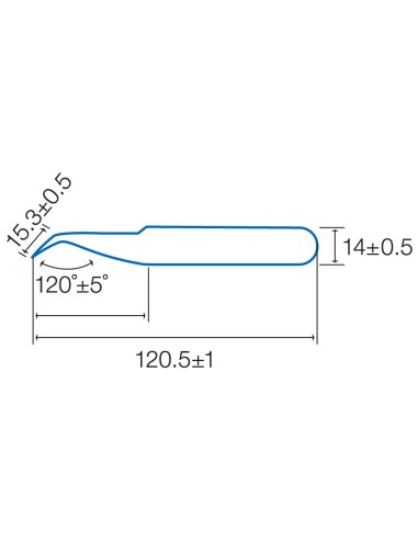 PINZAS DE PUNTAS CURVAS DE PRECISIÓN ANT