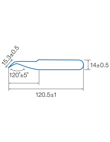 PINZAS DE PUNTAS CURVAS DE PRECISIÓN ANT