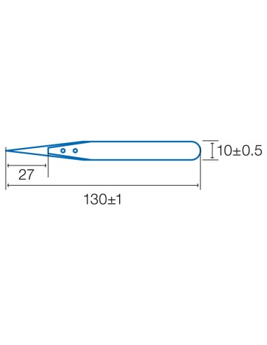PINZAS DE PRECISIÓN DE PUNTAS CERÁMICAS