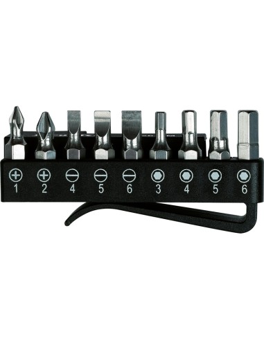 JUEGO MANGO CARRACA CON PUNTAS PLANAS, PH Y HEXAGONAL HRV6014