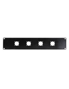 19'' 2-U-RACK-PANEL ZUM EINBAU VON 4 LAUTSPRECHERANSCHLÜSSEN FONESTAR 020-ZM-ZM